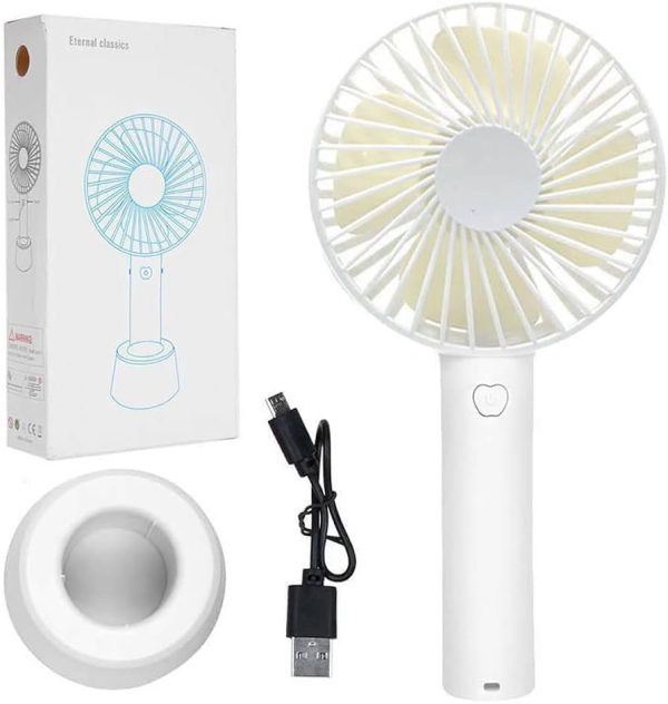 Mini Fan Very Stylish Rechargeable Hand Fan Usb Lithium Battery - Charger Fan - Image 5