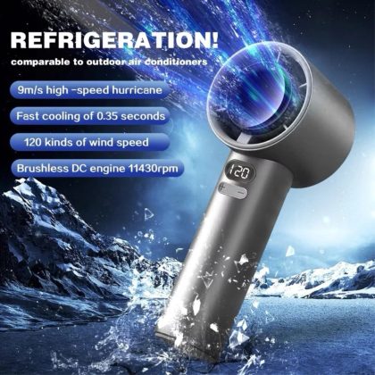M11 Handheld Fan Portable Bladeless Mini Fan rechargeable( Multicolour)